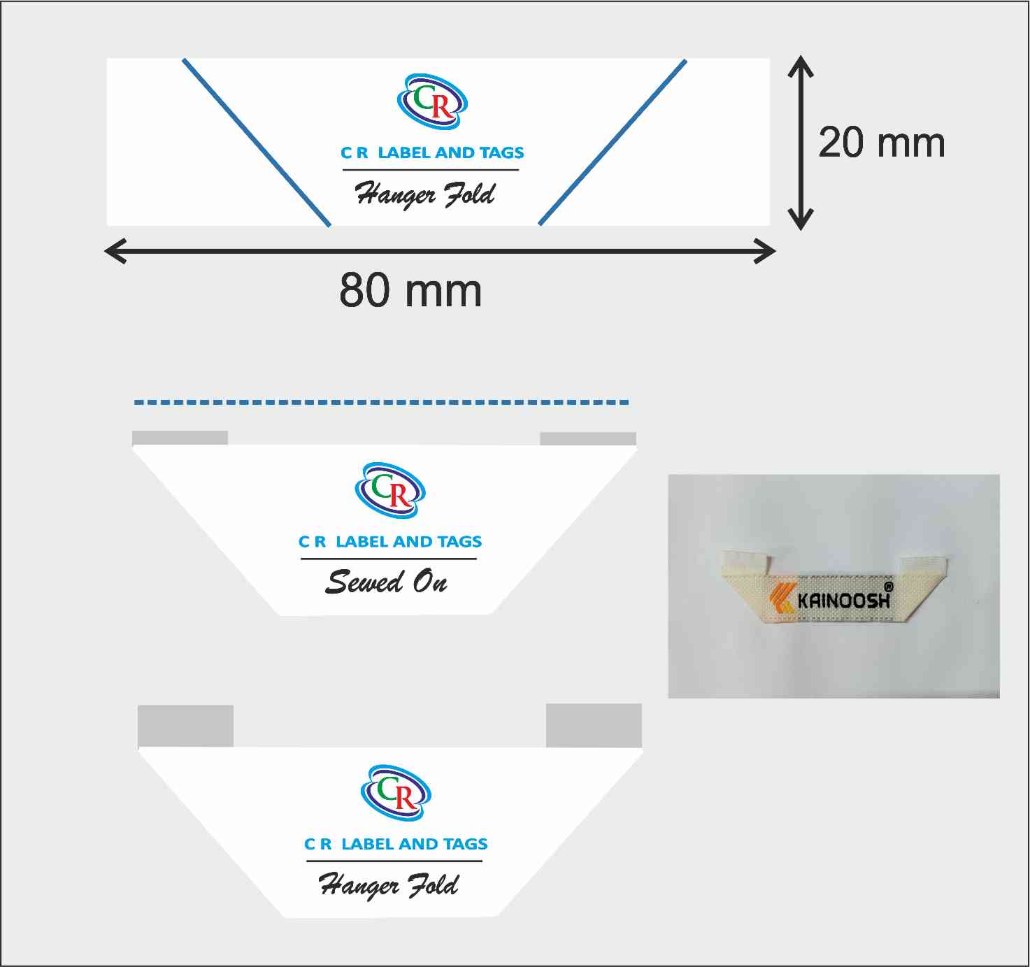 Woven Label Up Side Fold in Moti Nagar Image 6